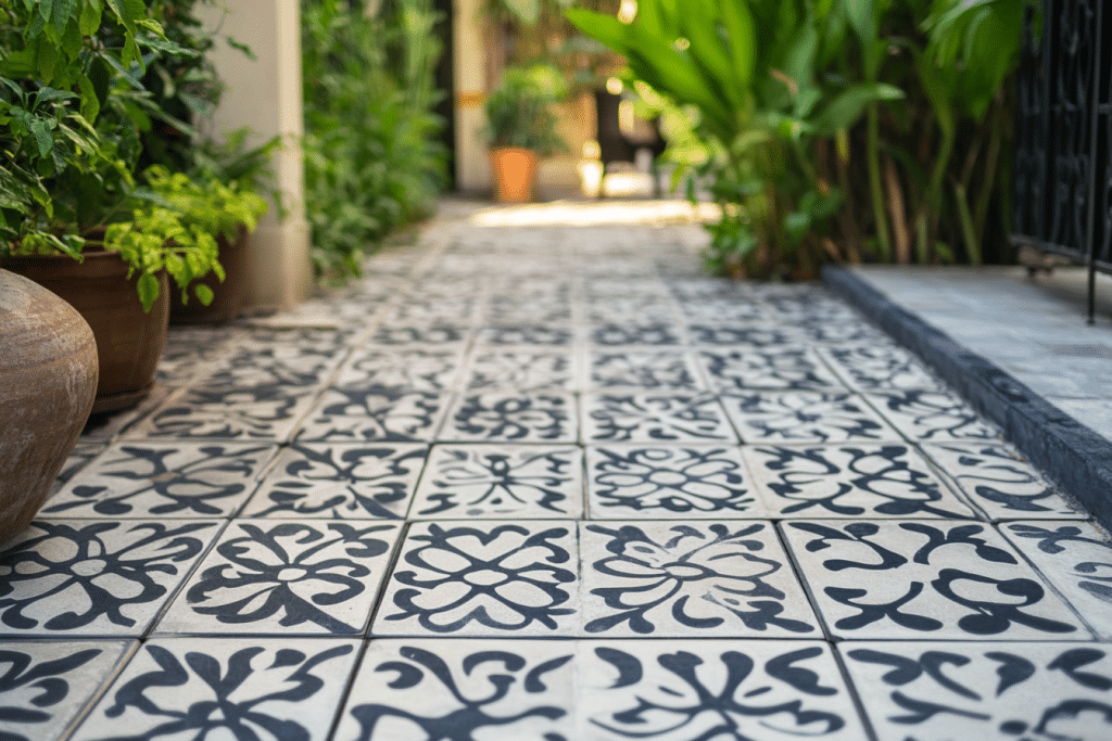 Comment entretenir des carreaux de ciment en extérieur pour une longévité maximale